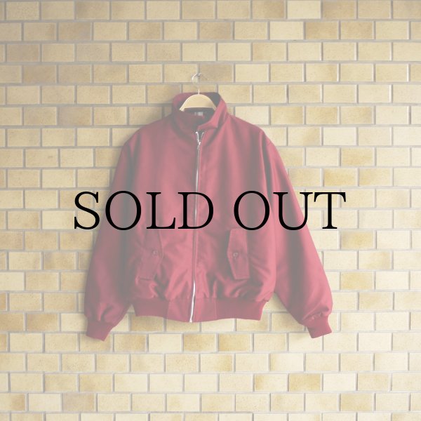 画像1: DUSK SELECT " DEAD STOCK HARRINGTON JKT" - BURGUNDY (1)