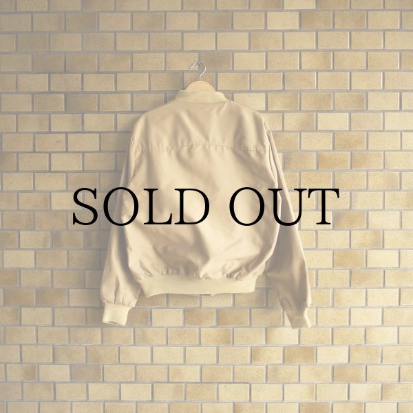 画像7: DUSK SELECT "DEAD STOCK  BOMBER JACKET " - BEIGE (7)