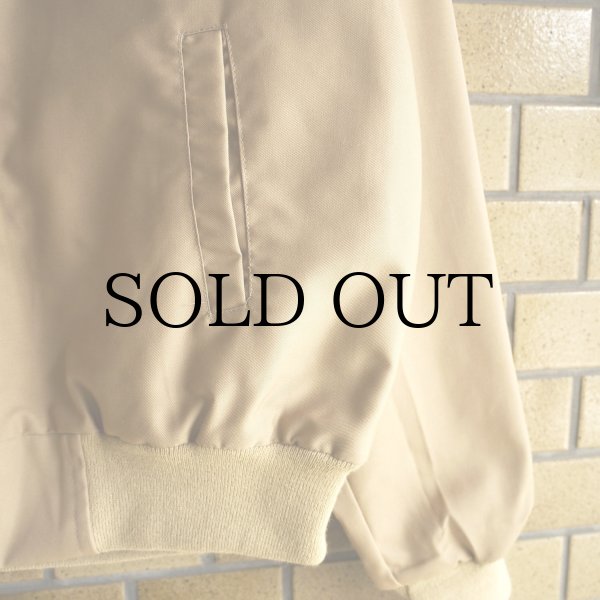画像2: DUSK SELECT "DEAD STOCK  BOMBER JACKET " - BEIGE (2)