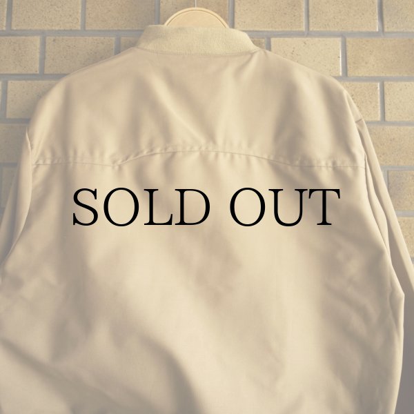 画像8: DUSK SELECT "DEAD STOCK  BOMBER JACKET " - BEIGE (8)