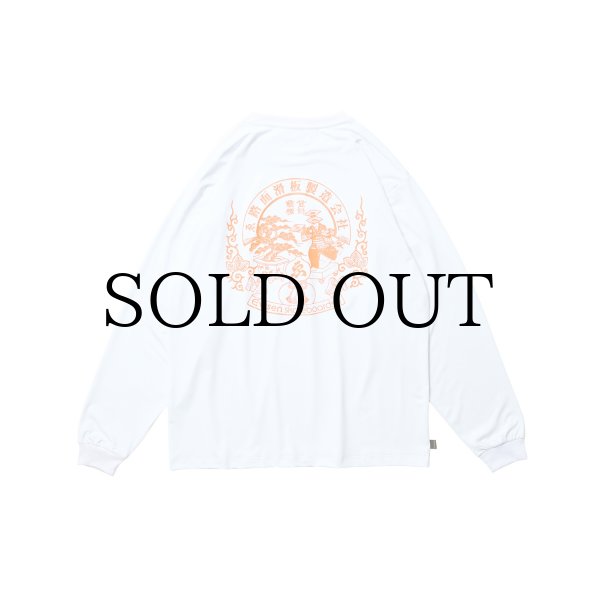 画像2: EVISEN  " EMBLEM POCKET TECH LS TEE " - WHITE (2)