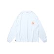 画像1: EVISEN  " EMBLEM POCKET TECH LS TEE " - WHITE (1)