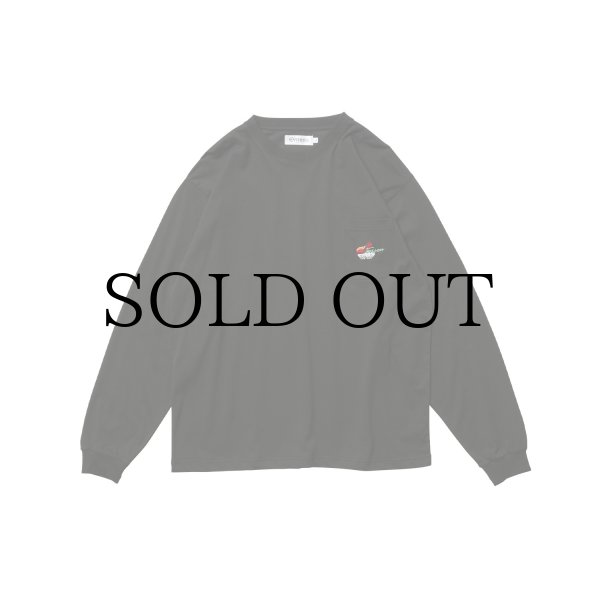 画像1: EVISEN  " NEW SUSHI POCKET LS TEE " - BLACK (1)