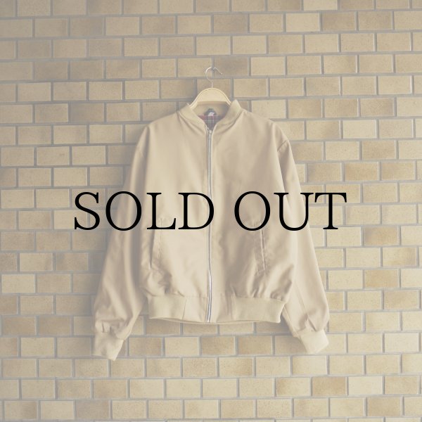画像1: DUSK SELECT "DEAD STOCK  BOMBER JACKET " - BEIGE (1)