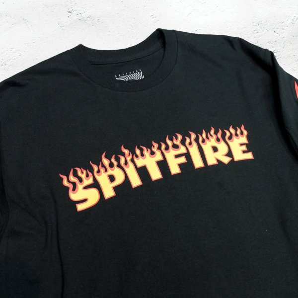 画像2: SPITFIRE " SPITFIRE HOTROD LS TEE " - BLACK (2)