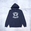 画像1: SAME OLD " TENNIS HUNTER HOODIE " - NAVY with WHITE (1)