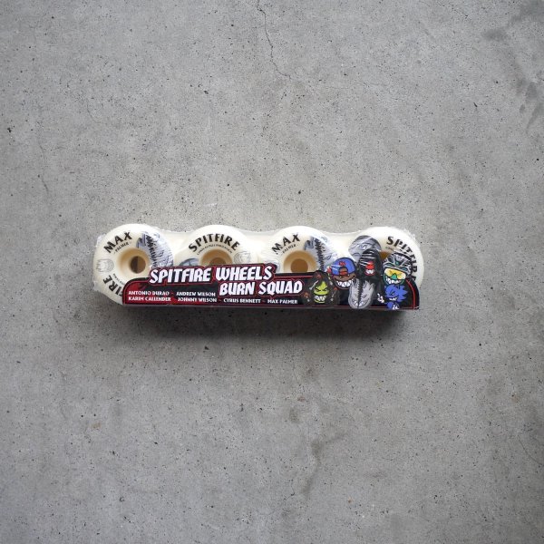 画像1:  SPITFIRE WHEELS " FORMULA FOUR / MAX PALMER［ BURN SQUAD ］ " - 55MM NATURAL / CONICAL FULL 99DU   (1)