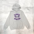 画像1: SAME OLD " TENNIS HUNTER HOODIE " - GRAY with PURPLE (1)
