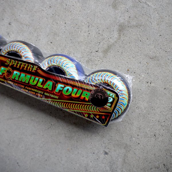 画像2:  SPITFIRE WHEELS " FORMULA FOUR / RADIO ACTIVE " - 53MM / CLASSIC 99DU   (2)