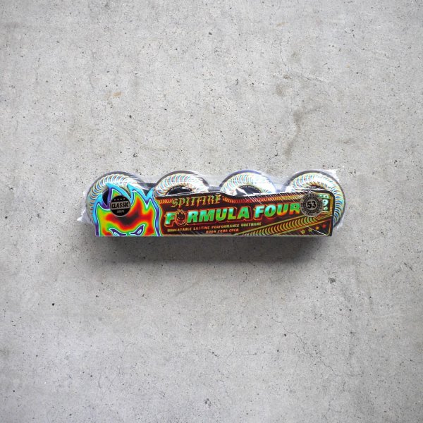 画像1:  SPITFIRE WHEELS " FORMULA FOUR / RADIO ACTIVE " - 53MM / CLASSIC 99DU   (1)