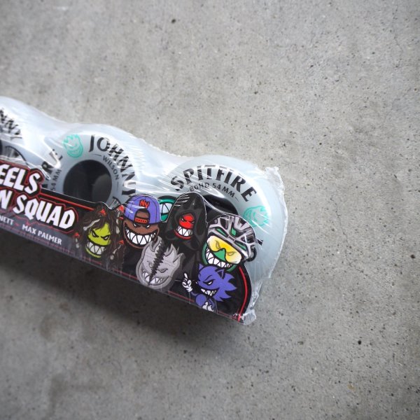 画像2:  SPITFIRE WHEELS " JOHNNY WILSON ［ BURN SQUAD ］ " - 54MM CLEAR / CONICAL FULL 80HD   (2)