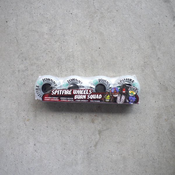 画像1:  SPITFIRE WHEELS " JOHNNY WILSON ［ BURN SQUAD ］ " - 54MM CLEAR / CONICAL FULL 80HD   (1)