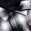画像4: SPITFIRE " DEMONSEED HOODED FLANNEL SHIRT " - BLACK with WHITE (4)