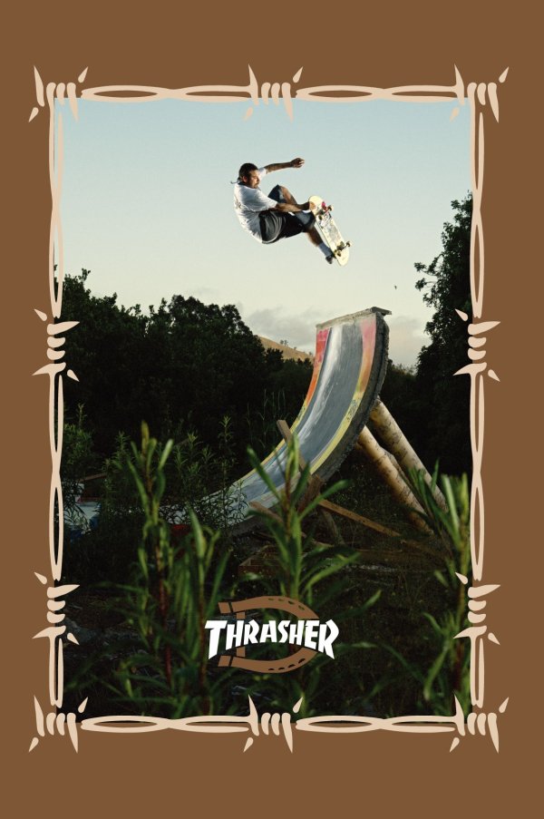 画像2: DICKIES x THRASHER / HOODIE - BROWN (2)