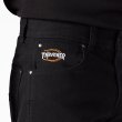 画像3: DICKIES x THRASHER / DOUBLE KNEE PANTS - BLACK (3)