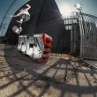 画像4: DICKIES x THRASHER / DOUBLE KNEE PANTS - BLACK (4)
