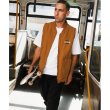 画像1: DICKIES x THRASHER / REVERSIBLE VEST- BROWN (1)