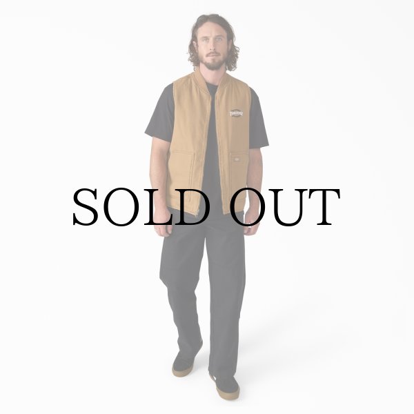 画像5: DICKIES x THRASHER / REVERSIBLE VEST- BROWN (5)