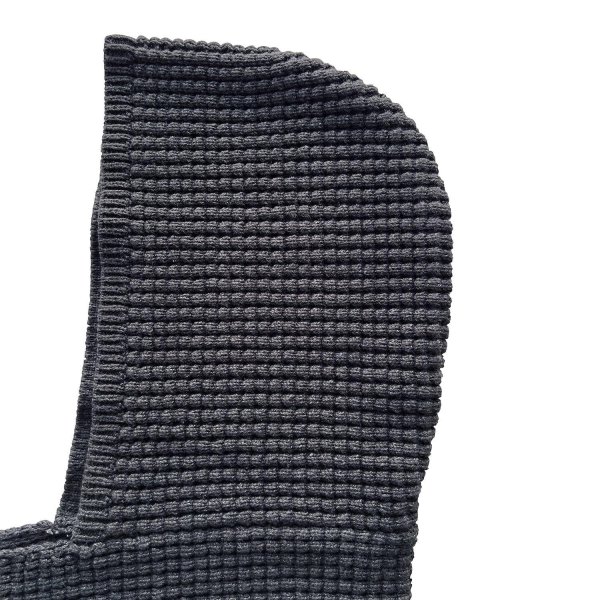 画像2: COMFORTABLE REASON " WAFFLE HOOD SCARF " - CHARCOAL (2)