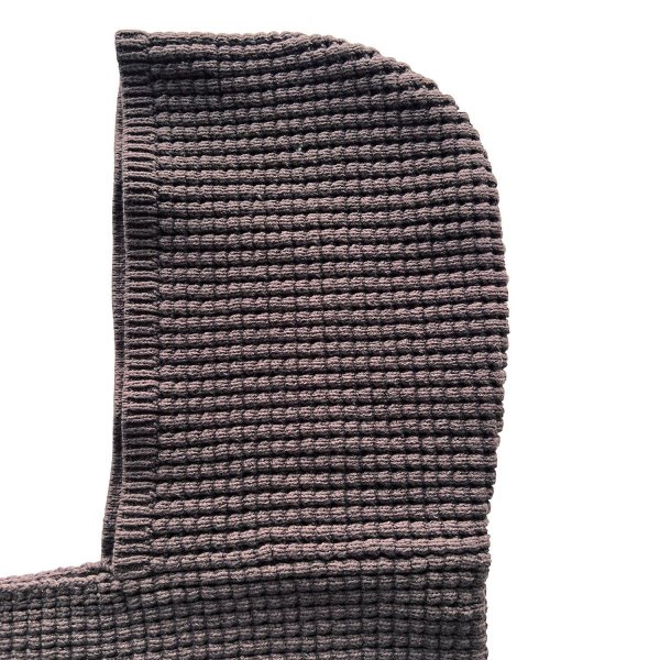 画像2: COMFORTABLE REASON " WAFFLE HOOD SCARF " - BROWN (2)