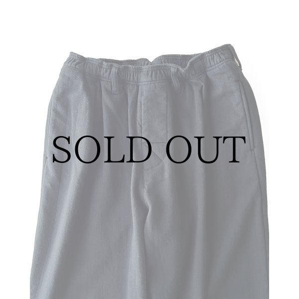 画像2: COMFORTABLE REASON " FLEECE BACK PANTS " - BLACK (2)