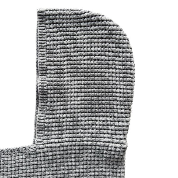 画像2: COMFORTABLE REASON " WAFFLE HOOD SCARF " - GRAY (2)