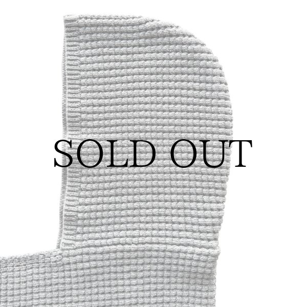 画像2: COMFORTABLE REASON " WAFFLE HOOD SCARF " - GRAY (2)