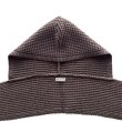 画像3: COMFORTABLE REASON " WAFFLE HOOD SCARF " - BROWN (3)