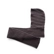 画像1: COMFORTABLE REASON " WAFFLE HOOD SCARF " - BROWN (1)