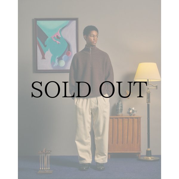 画像6: COMFORTABLE REASON " FLEECE BACK PANTS " - IVORY (6)