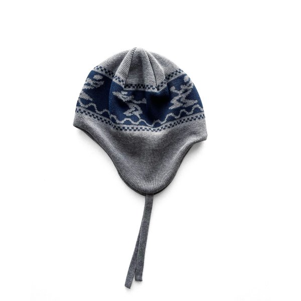 画像1: COMFORTABLE REASON " DUB EFFECT EAR FLAP " - GRAY (1)
