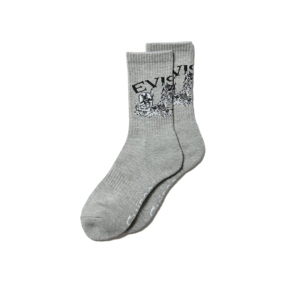 画像1: EVISEN  " DRAGON SOCKS " - GRAY (1)