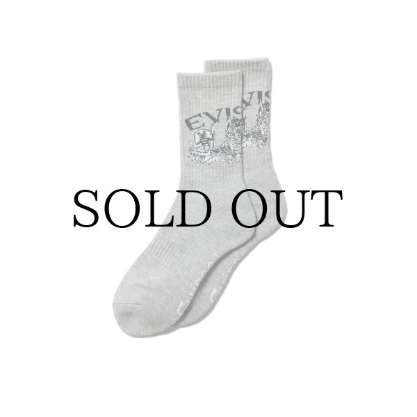 画像1: EVISEN  " DRAGON SOCKS " - GRAY (1)