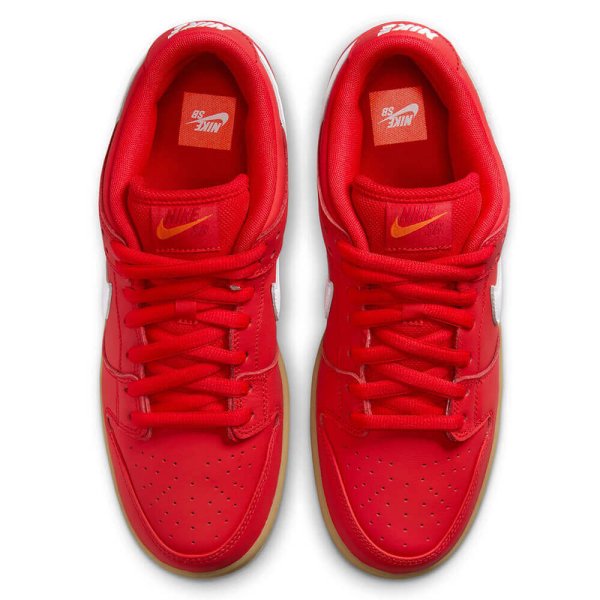 画像2: NIKE SB DUNK LOW PRO ISO  - UNIVERSITY RED / WHITE (2)