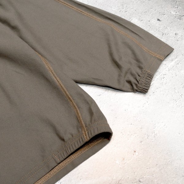 画像4: NOROLL " DRY WASHI L/S POLO " - KUCHIBA (4)