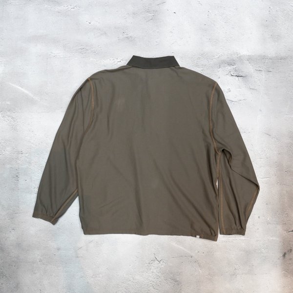 画像6: NOROLL " DRY WASHI L/S POLO " - KUCHIBA (6)