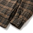 画像4: FTC " QUILTED LINED PLAID NEL SHIRT " - BROWN (4)