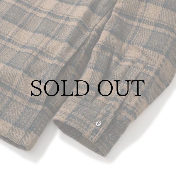 画像4: FTC " QUILTED LINED PLAID NEL SHIRT " - BROWN (4)