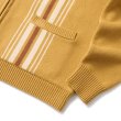 画像5: FTC " STRIPE ZIP UP KNIT CARDIGAN " - MUSTARD (5)