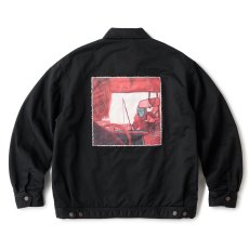 画像2: FTC x JUSTIN HAGER WORK JACKET  - BLACK   (2)