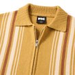 画像4: FTC " STRIPE ZIP UP KNIT CARDIGAN " - MUSTARD (4)