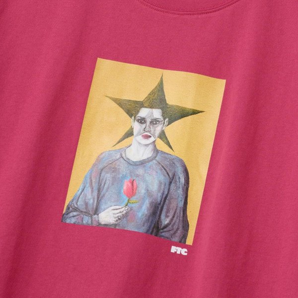 画像2: FTC x JUSTIN HAGER TEE  - WINE (2)