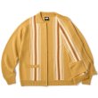 画像2: FTC " STRIPE ZIP UP KNIT CARDIGAN " - MUSTARD (2)