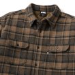 画像3: FTC " QUILTED LINED PLAID NEL SHIRT " - BROWN (3)