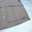 画像4: NOROLL " HWR WOOL WEATHER SHIRT " - BEIGE (4)