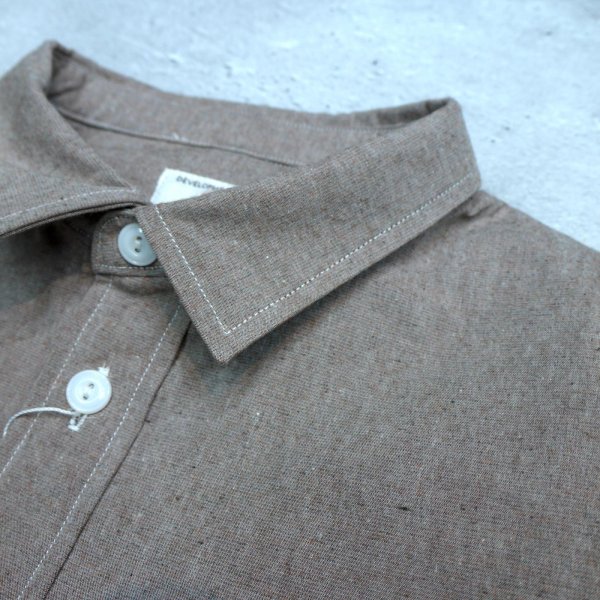 画像3: NOROLL " HWR WOOL WEATHER SHIRT " - BEIGE (3)