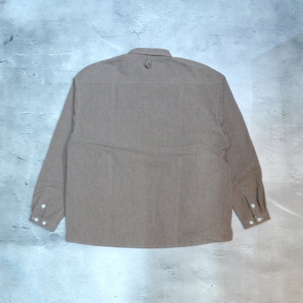 画像6: NOROLL " HWR WOOL WEATHER SHIRT " - BEIGE (6)