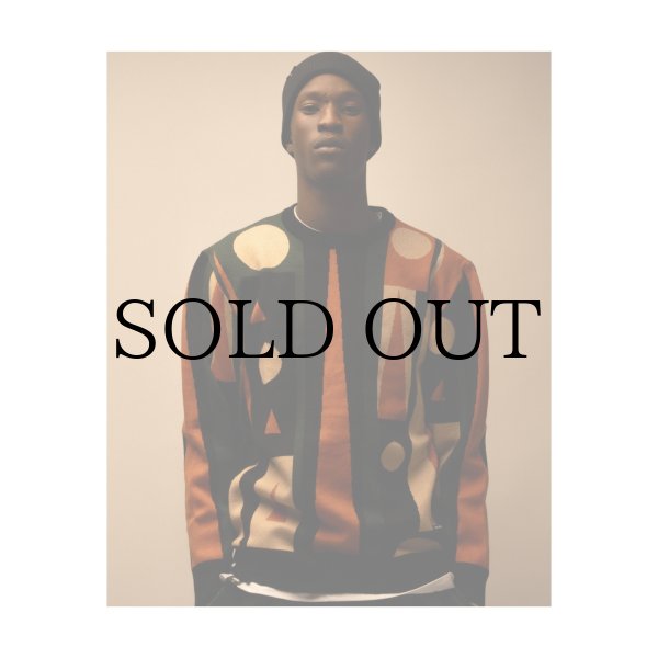 画像4: HELAS " BACKGAMMON CREWNECK KNIT " - MULTICO (4)