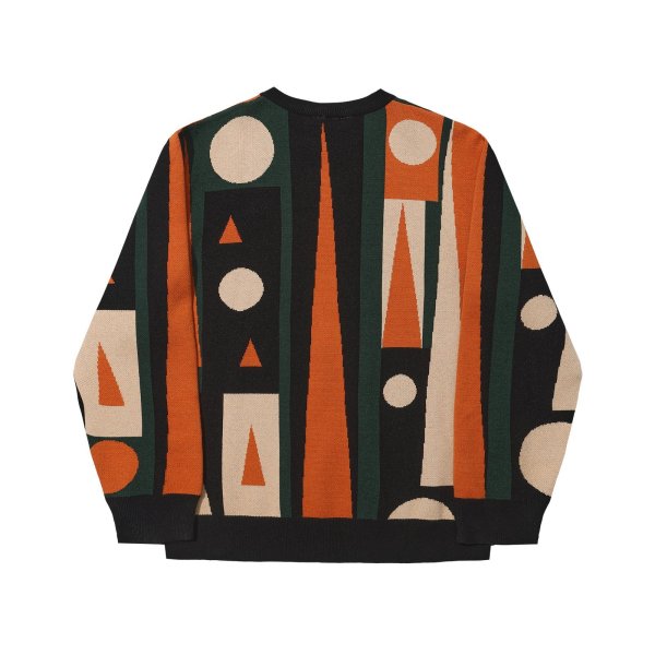 画像2: HELAS " BACKGAMMON CREWNECK KNIT " - MULTICO (2)