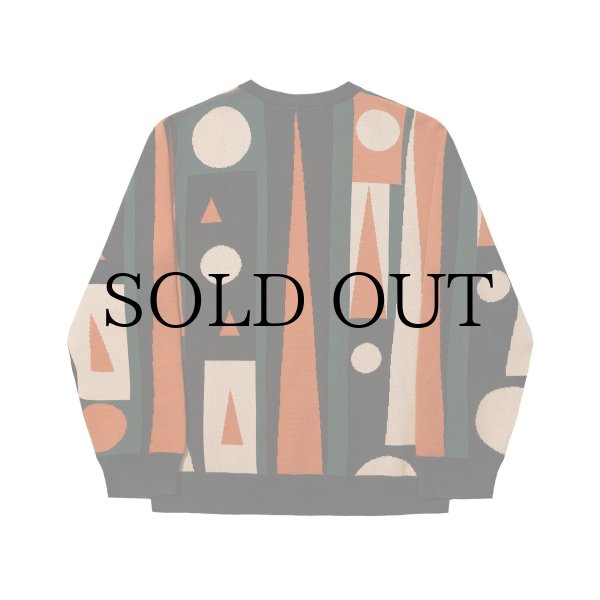 画像2: HELAS " BACKGAMMON CREWNECK KNIT " - MULTICO (2)